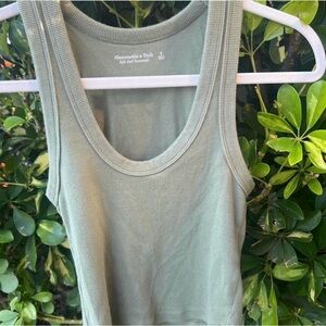 Abercrombie & Fitch Olive Tank Top